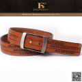 Folding promocionais de alta qualidade Pu Belts Men Embossed